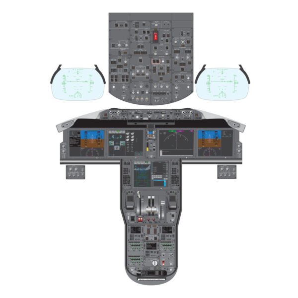 Boeing 787-8/9 Cockpit Poster