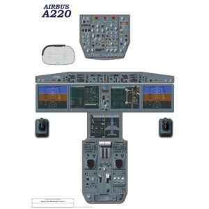 Airbus A220 Cockpit Poster